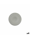 Assiette plate Ariane Porous Céramique Vert Ø 21 cm (4 Unités) | Tienda24 Tienda24.eu