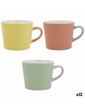 Cup Quid Vitamina Ceramic Bicoloured 350 ml (12 Units) | Tienda24 Tienda24.eu