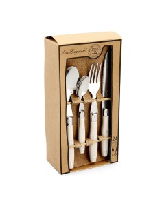 Cutlery set Quid Habitat Metal 24 Pieces | Tienda24 Tienda24.eu