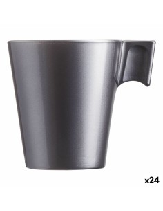 Juego de 6 Tazas de Café Versa Acebo Porcelana | Tienda24 Tienda24.eu