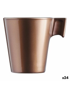 Set de Platos Arcoroc Aroma Café Vidrio 14 cm (6 Piezas) | Tienda24 Tienda24.eu