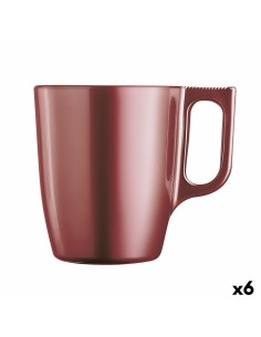 Kop Coffee Porcelana Vermelho Branco 500 ml 24 Unidades | Tienda24 Tienda24.eu