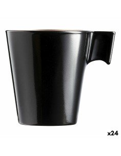 Tazza Mug Luminarc Flashy Nero 80 ml Bicolore Vetro (24 Unità) da Luminarc, Tazze - Ref: S2710380, Precio: 76,47 €, Descuento: %