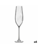 Champagnerglas Bohemia Crystal Optic Durchsichtig Glas 260 ml (6 Stück) | Tienda24 Tienda24.eu