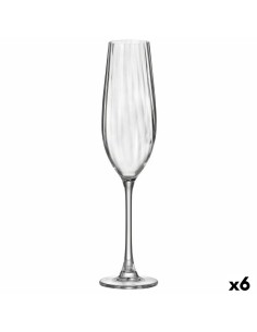 Calice da champagne Bohemia Crystal Optic Trasparente Vetro 260 ml (6 Unità) da Bohemia Crystal, Coppe da champagne - Ref: S2...