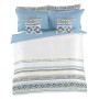 Housse de Couette Alexandra House Living Vinia Bleu 140 x 200 cm de Alexandra House Living, Couettes et housses de couette - ...