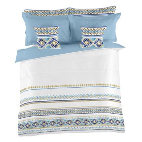 Housse de Couette Alexandra House Living Vinia Bleu 240 x 220 cm de Alexandra House Living, Couettes et housses de couette - ...