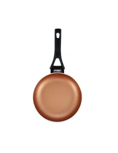 Frying pan with basket Vaello Black Enamelled Steel (Ø 24 cm) | Tienda24 Tienda24.eu