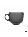 Taza Luminarc Alba Gris Vidrio 500 ml (6 Unidades) | Tienda24 Tienda24.eu