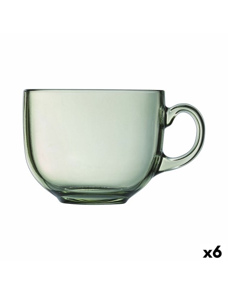 Taza Luminarc Alba Verde Vidrio 500 ml (6 Unidades) | Tienda24 Tienda24.eu