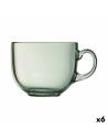 Taza Luminarc Alba Verde Vidrio 500 ml (6 Unidades) | Tienda24 Tienda24.eu