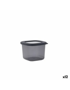 Barattolo Quid City Con coperchio 550 ml Grigio Plastica (12 Unità) da Quid, Conservazione di alimenti - Ref: S2710687, Preci...