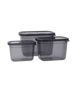 Set de Fiambreras Quid City Rectangular 3 Piezas de Quid, Almacenamiento de alimentos - Ref: S2710699, Precio: €8.62, Descuen...