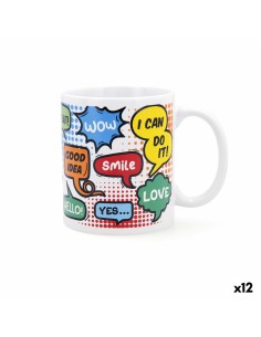 Set of Mugs with Saucers Versa Aia Porcelain (6 Pieces) (9 x 14 x 14 cm) | Tienda24 Tienda24.eu