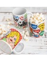 Cup Quid Wow Comics Multicolour Ceramic 330 ml (12 Units) | Tienda24 Tienda24.eu