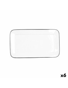 Vassoio per aperitivi Quid Gastro Bianco Ceramica 31 x 18 cm (6 Unità) da Quid, Piatti e teglie - Ref: S2710826, Precio: 26,9...