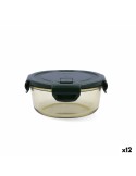 Boîte à lunch hermétique Bidasoa Infinity Ronde 640 ml Jaune verre (12 Unités) | Tienda24 Tienda24.eu