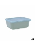 Boîte à repas rectangulaire avec couvercle Quid Inspira 740 ml Vert Plastique (12 Unités) | Tienda24 Tienda24.eu