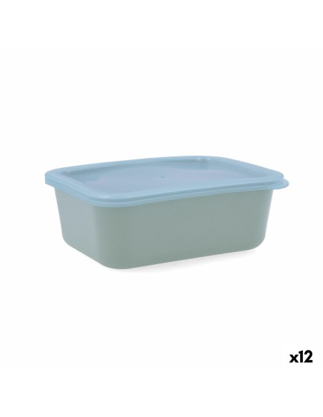 Lancheira Retangular com Tampa Quid Inspira 740 ml Verde Plástico (12 Unidades) | Tienda24 Tienda24.eu