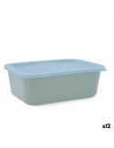 Lancheira Retangular com Tampa Quid Inspira 1,34 L Verde Plástico (12 Unidades) | Tienda24 Tienda24.eu