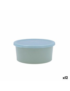 Boîte à lunch hermétique Bidasoa Infinity Ronde 640 ml Jaune verre (12 Unités) | Tienda24 Tienda24.eu