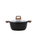 Cacerola Con Tapa Quid Karbon Aluminio fundido Negro 20 cm | Tienda24 Tienda24.eu