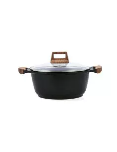 Casseruola con coperchio Quid Karbon Alluminio fuso Nero 20 cm da Quid, Tegami - Ref: S2710933, Precio: €21.74, Descuento: %