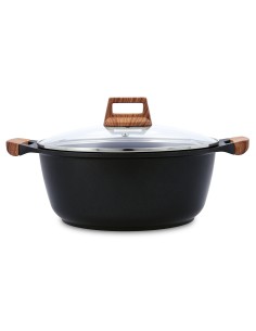 Cacerola Con Tapa Amercook Negro (Ø 24 cm) (Reacondicionado C) | Tienda24 Tienda24.eu