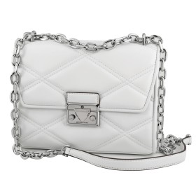 Borsa Donna Michael Kors Serena Bianco 22 x 16 x 9 cm di Michael Kors, Borse a spalla - Rif: S0383052, Prezzo: 177,40 €, Scon...