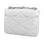 Bolsa Mulher Michael Kors Serena Branco 22 x 16 x 9 cm de Michael Kors, Shoppers e malas de ombro - Ref: S0383052, Preço: 177...