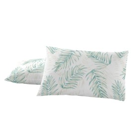 Funda de almohada Alexandra House Living Maica Agua Verde Claro 50 x 75 cm (2 Unidades) de Alexandra House Living, Sábanas y ...