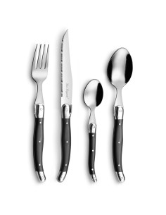 Cutlery Set Pradel essentiel Ecorce 20 Pieces Steel Metal | Tienda24 Tienda24.eu