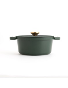 Casserole avec Couvercle Bidasoa Tiara Aluminium fondu Vert 24 cm de Bidasoa, Faitouts - Ref: S2711276, Precio: €31.88, Descu...