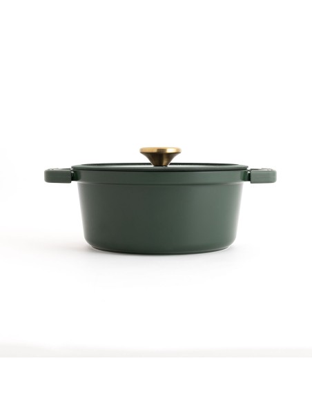 Casserole avec Couvercle Bidasoa Tiara Aluminium fondu Vert 24 cm | Tienda24 Tienda24.eu