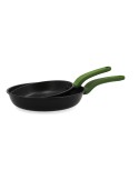 Set of pans Quid Vitae Carbon steel Black (2 Pieces) | Tienda24 Tienda24.eu