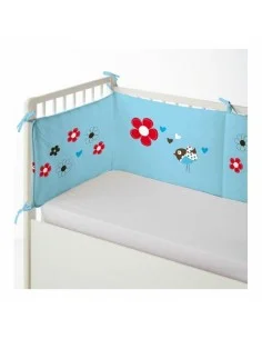 Cot protector Cool Kids Hearts (60 x 60 x 60 + 40 cm) | Tienda24 Tienda24.eu