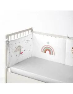 Protector de Cuna HappyFriday LE PETIT PRINCE Multicolor 210 x 40 cm | Tienda24 Tienda24.eu