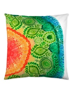 Cushion cover Alexandra House Living Coffee 50 x 50 cm 50 x 1 x 50 cm | Tienda24 Tienda24.eu