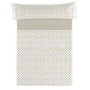 Bedding set Alexandra House Living Estelia Beige King size 3 Pieces by Alexandra House Living, Sheets and pillowcases - Ref: ...