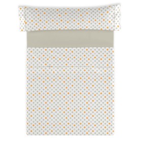 Jeu de draps Alexandra House Living Estelia Beige Gran lit 2 persones 3 Pièces de Alexandra House Living, Draps et taies d'or...