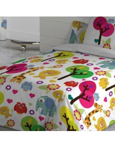 Housse de Couette Decolores Laponia Multicouleur 175 Fils 200 x 200 cm Lit de 120 | Tienda24 Tienda24.eu