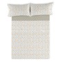 Set di Lenzuola Alexandra House Living Estelia Beige Matrimoniale 4 Pezzi di Alexandra House Living, Lenzuola e federe per cu...