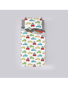 Duvet Poyet Motte Red Grey 140 x 200 cm 200 g/m² | Tienda24 Tienda24.eu