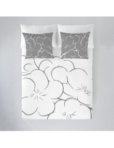 Parure de couette Pierre Cardin Nestor Gris Lit ½ persones 3 Pièces | Tienda24 Tienda24.eu