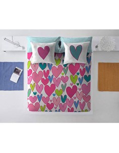 Housse de Couette Decolores Atlanta Multicouleur 175 Fils 240 x 220 cm Goulot de bouteille | Tienda24 Tienda24.eu