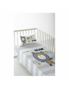 Jeu de draps HappyFriday HF Mini Dinosaur Multicouleur Lit de bébé 2 Pièces | Tienda24 Tienda24.eu