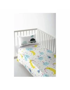 Bedding set HappyFriday Happynois Kitty Multicolour Baby Crib 2 Pieces | Tienda24 Tienda24.eu