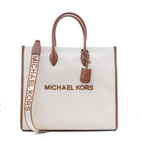 Sac-à-main Femme Michael Kors MIRELLA Blanc 39 x 36 x 15 cm de Michael Kors, Sacs portés épaule - Réf : S0384197, Prix : 177,...