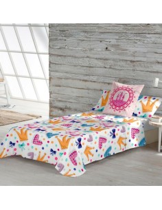 Sábana Encimera Alexandra House Living Azul Celeste 190 x 275 cm | Tienda24 Tienda24.eu