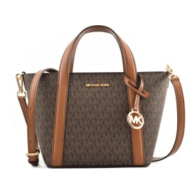 Borsa Donna Michael Kors Pratt Marrone 18 x 18 x 10 cm di Michael Kors, Borse a spalla - Rif: S0384448, Prezzo: 207,93 €, Sco...